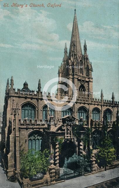 St Mary's Church, Oxford c1905. Artist: Unknown.