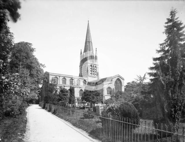St Mary's Church, Cogges, Witney, Oxfordshire, 1883. Artist: Henry Taunt