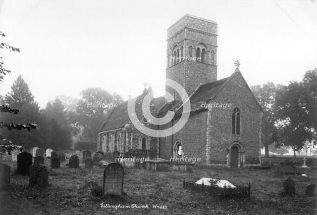 St Mary's Church, Gillingham, Norfolk, 1890-1910. Artist: Unknown