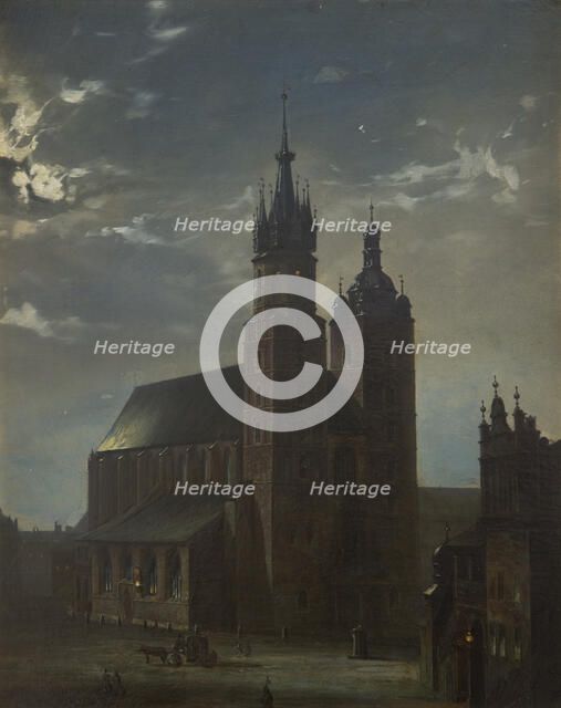 St Mary’s Church in Krakow, 1865. Creator: Aleksander Gryglewski.