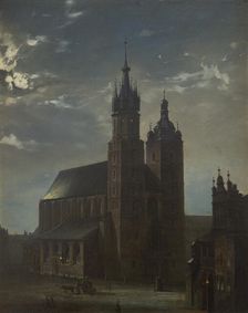 St Mary’s Church in Krakow, 1865. Creator: Aleksander Gryglewski