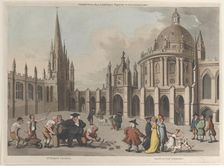 St. Mary's Church, Radclivian Library, October 31, 1811., October 31, 1811. Creator: Thomas Rowlandson