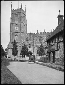 St Mary's Church, Steeple Ashton, Steeple Ashton, Wiltshire, 1932. Creator: Marjory L Wight