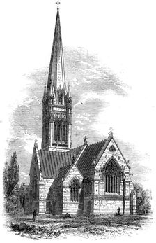 St. Mary's Church, South Dalton, Yorkshire, 1861. Creator: Unknown