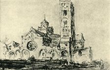 St Mary's Church, Utrecht, Netherlands, mid 17th century, (1943). Creator: Jan van Goyen