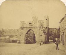 St. Mary's Gate, York, 1850s. Creator: Unknown