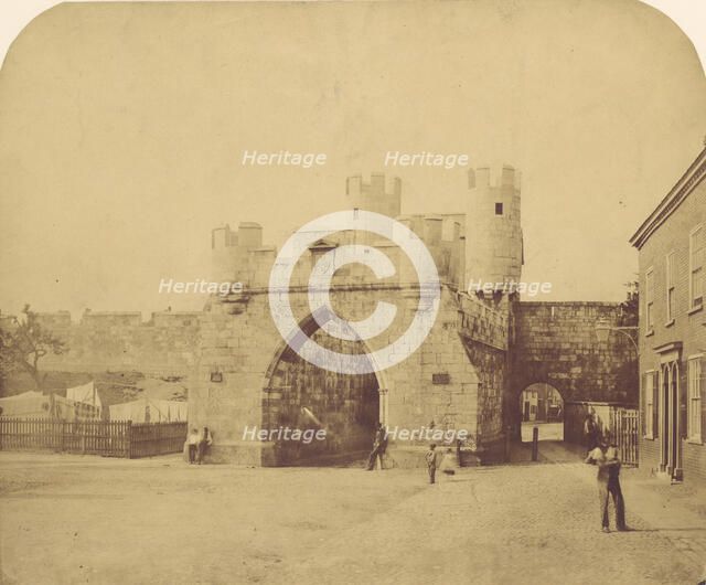 St. Mary's Gate, York, 1850s. Creator: Unknown.