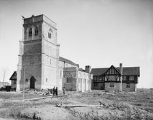 St. Mary's Episcopal Church, north west view, Walkerville, Canada, between 1900 and 1905. Creator: Unknown