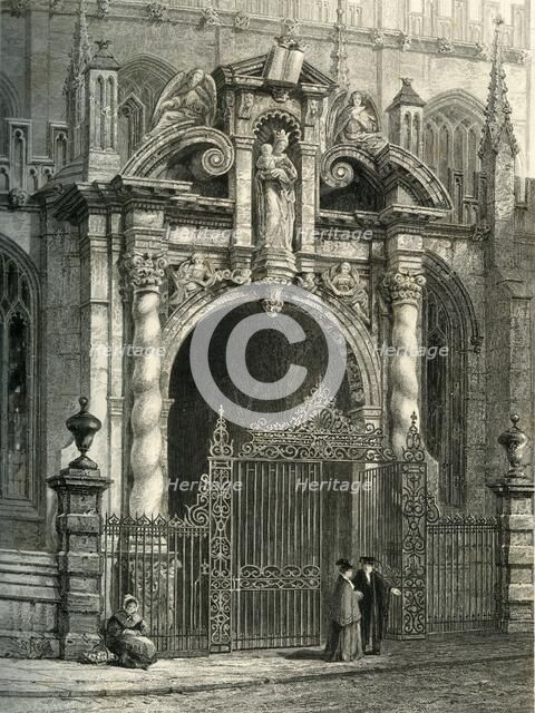 'St. Mary's Porch, Oxford', c1870.