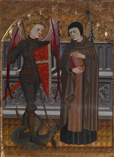 St Michael and St Amador, about 1410. Creator: Pere Vall