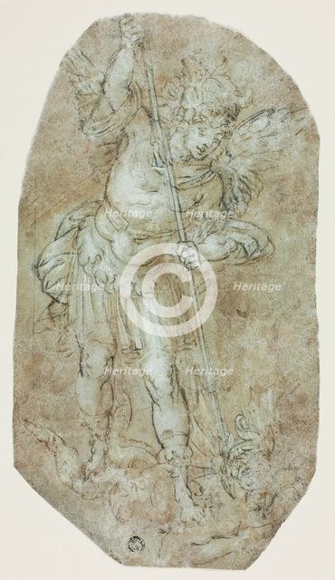 St. Michael Archangel and the Devil, n.d. Creator: Unknown.