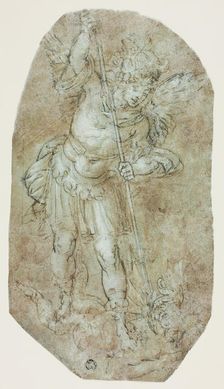 St. Michael Archangel and the Devil, n.d. Creator: Unknown