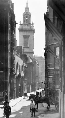 St Michael Paternoster Royal, College Street, City of London. Creator: Unknown