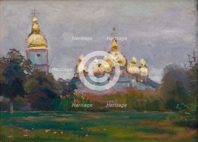 St Michael's Monastery in Kyiv, 1903. Creator: Jan Stanislawski.