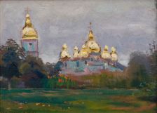 St Michael's Monastery in Kyiv, 1903. Creator: Jan Stanislawski