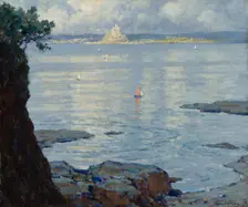 St. Michael's Mount, Cornwall, 1933. Creator: Terrick Williams