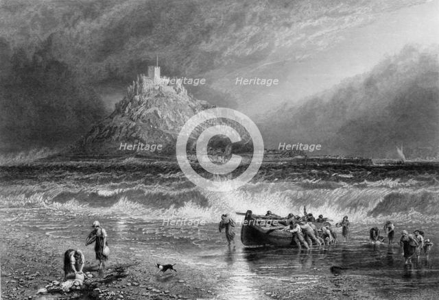 'St. Michael's Mount, Cornwall', c1870.