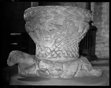 St Michael's Church, Castle Frome, Herefordshire, 1940-1949. Creator: Ethel Booty