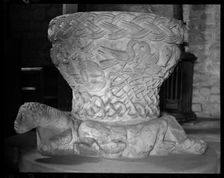 St Michael's Church, Castle Frome, Herefordshire, 1940-1949. Creator: Ethel Booty