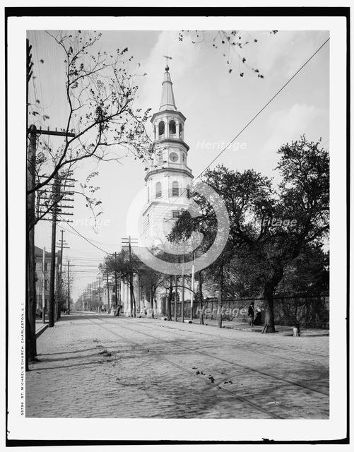 St. Michael's Church, Charleston, S.C., c1900. Creator: Unknown.