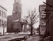 St. Michael's Church, Charleston, S.C., ca. 1864. Creator: George N. Barnard