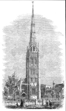 St. Michael's Church, Coventry, 1861. Creator: Unknown