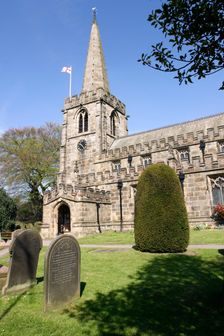 St Michael's Church, Hathersage, Peak District, Derbyshire. Creator: Peter Thompson