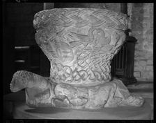 St Michael's Church, Castle Frome, Herefordshire, 1940-1949. Creator: Ethel Booty