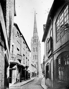 St Michaels Church, Coventry, West Midlands, c1860-c1922. Artist: Henry Taunt