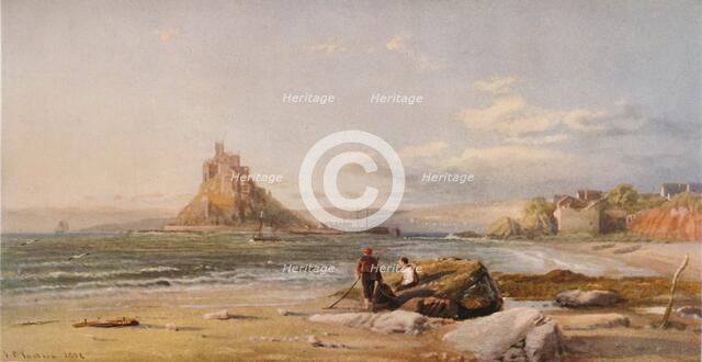'St. Michael's Mount, Cornwall', 1878. Artist: Samuel Phillips Jackson.