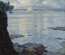 St. Michael's Mount, Cornwall, 1933. Creator: Terrick Williams