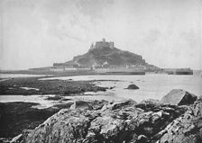 St. Michael's Mount - From the Rocks Near Marazion 1895
