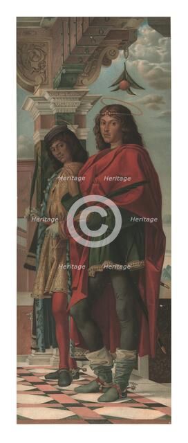 St. Nazarus with St. Celsus, 1874. Creator: Storch & Kramer.