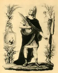 St. Napoleon Officier Romain, Martyr early 19th century, (1921). Creator: Unknown