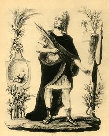 St. Napoleon Officier Romain, Martyr early 19th century, (1921). Creator: Unknown