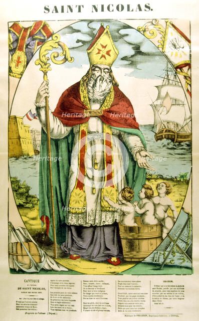 St Nicholas, 19th century. Artist: Anon