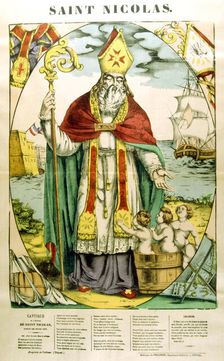 St Nicholas, 19th century. Artist: Anon