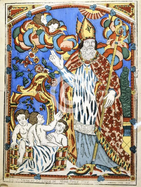 St Nicholas, 19th century. Artist: Anon