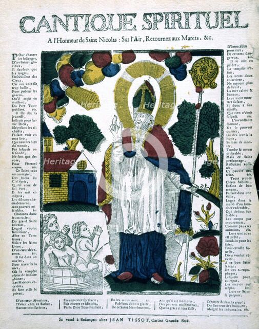 St Nicholas, 19th century. Artist: Anon