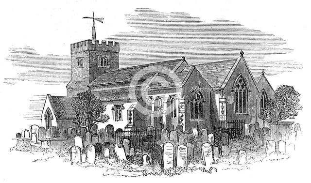 St. Nicholas Church, Brighton, 1872. Creator: Unknown.