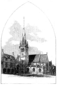 St. Nicholas Church, Durham, 1858. Creator: Unknown