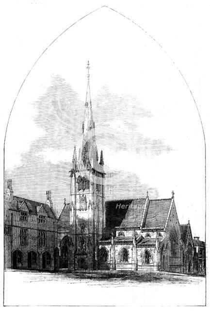 St. Nicholas' Church, Durham, 1858. Creator: Unknown.