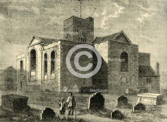 'St. Nicholas' Church, Deptford', (c1878). Creator: Unknown.