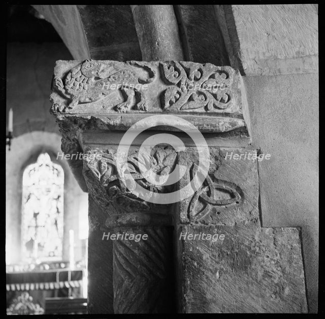 St Nicholas Church, Earls Croome, Malvern Hills, Worcestershire, c1938. Creator: Marjory L Wight.