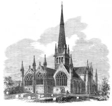 St. Nicholas Church, Great Yarmouth, lately restored, 1864. Creator: Unknown