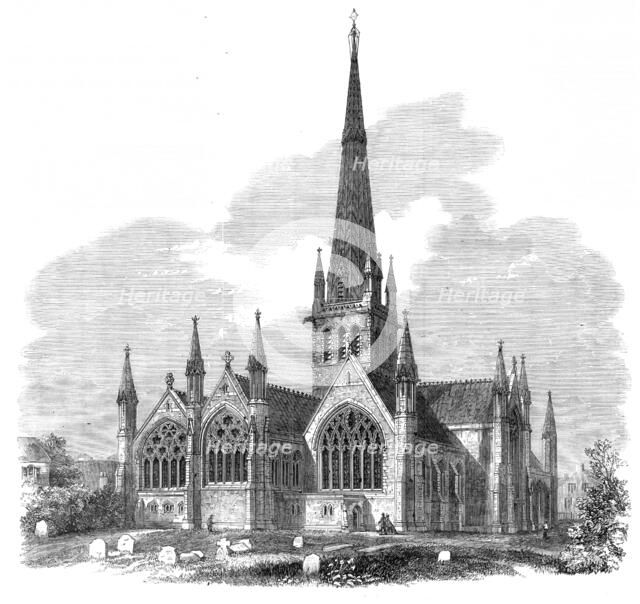 St. Nicholas Church, Great Yarmouth, lately restored, 1864. Creator: Unknown.