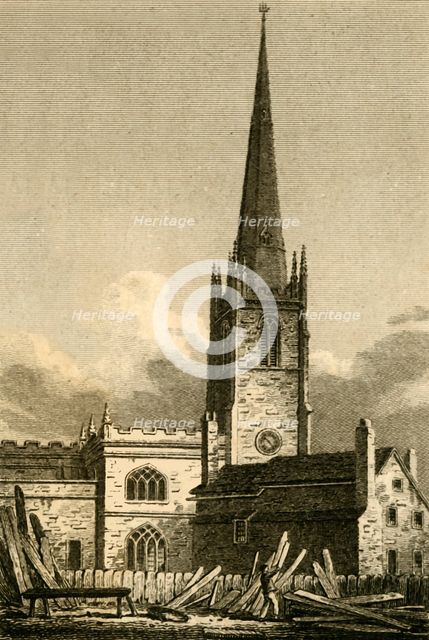 'St. Nicholas Church, Liverpool', 1812.  Creator: James Sargant Storer.