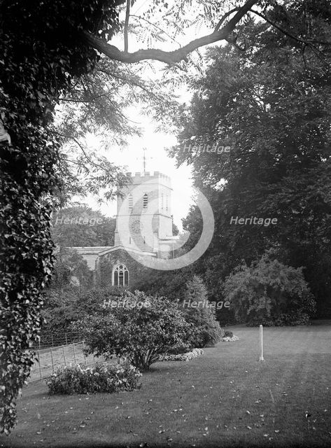 St Nicholas Church, Tackley, Oxfordshire, c1860-c1922. Artist: Henry Taunt