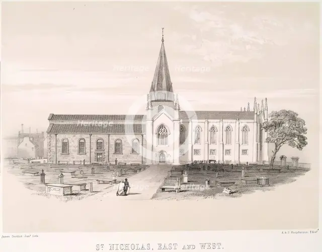 St Nicholas, East and West, c1843-1889. Creator: James Gordon Junior.