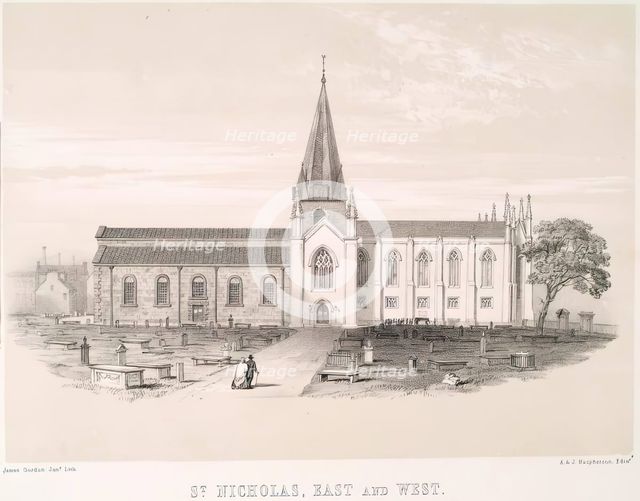 St Nicholas, East and West, c1843-1889. Creator: James Gordon Junior.